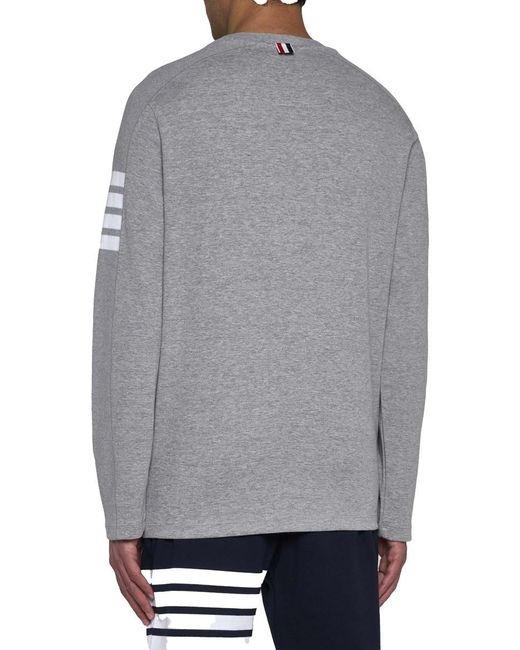 Thom Browne Gray T-shirts And Polos for men