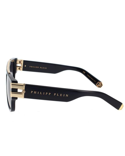 Philipp Plein Gray Sunglasses