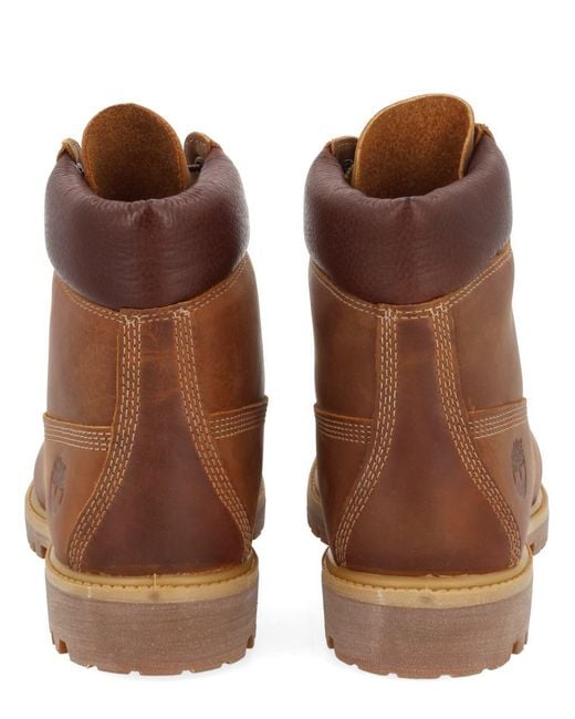 Timberland Brown Waterproof Lace-Up Boot for men