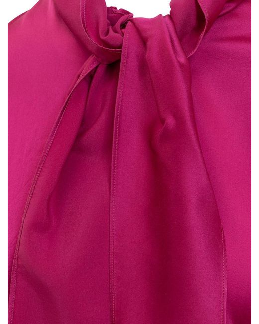 Jucca Pink Blouse With Bow
