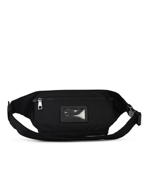 Dolce & Gabbana Black Small Nylon Fanny Pack for men