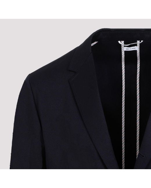 Thom Browne Black 4-Bar Sports Jacket for men