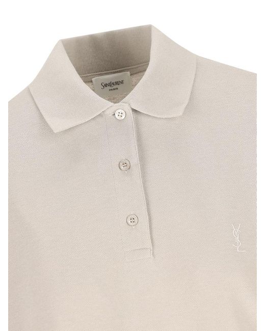 Saint Laurent White T-Shirt And Polo Shirt