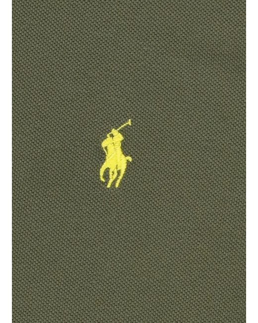 Ralph Lauren Green Polo Shirt With Pony for men