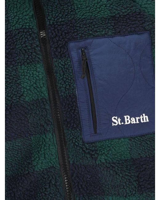 Saint Barth Blue Coats for men