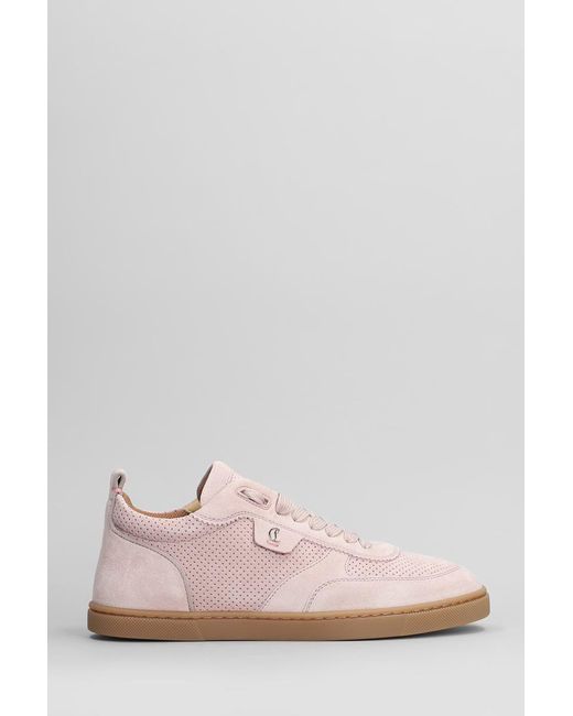 Christian Louboutin Pink Tutti Rui Sneakers