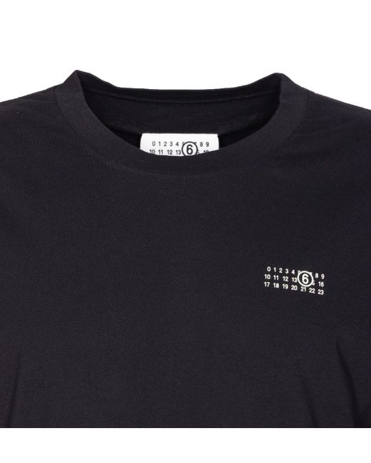 MM6 by Maison Martin Margiela Black T-shirts And Polos for men