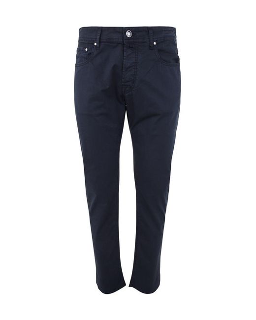 Jacob Cohen Blue Skinny Jeans: Slim Fit Five Pocket for men
