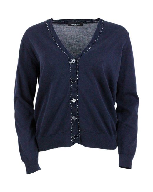 Fabiana Filippi Blue Sweaters