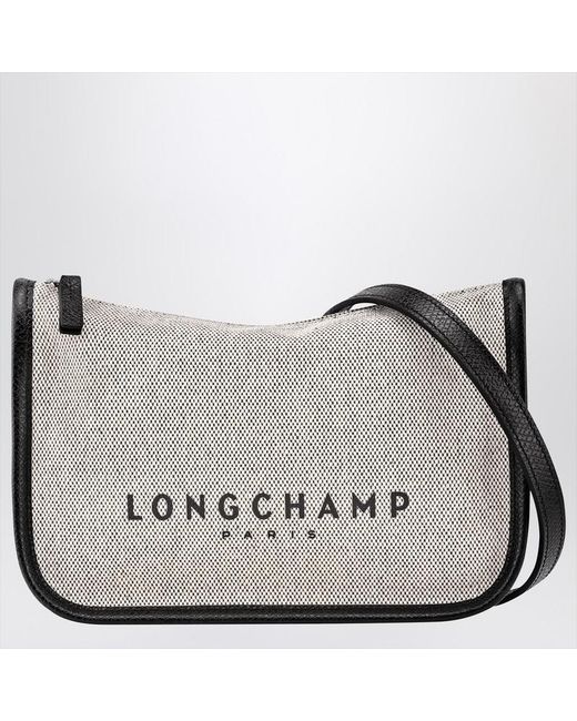Longchamp Metallic S Essential Crossbody Bag Ecrù