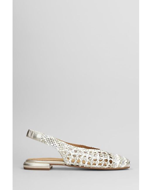 Pedro Miralles White Ballet Flats