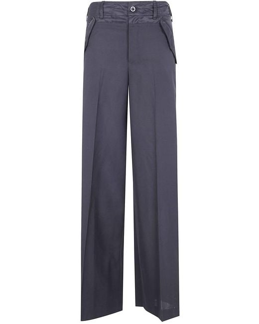 Sacai Blue "Suiting Mix" Pants