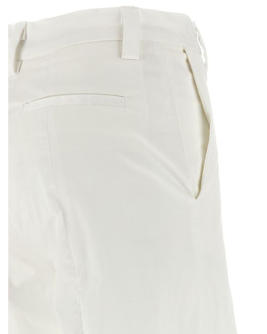 THE LATEST White 'Chino Sculpture Leg' Pants
