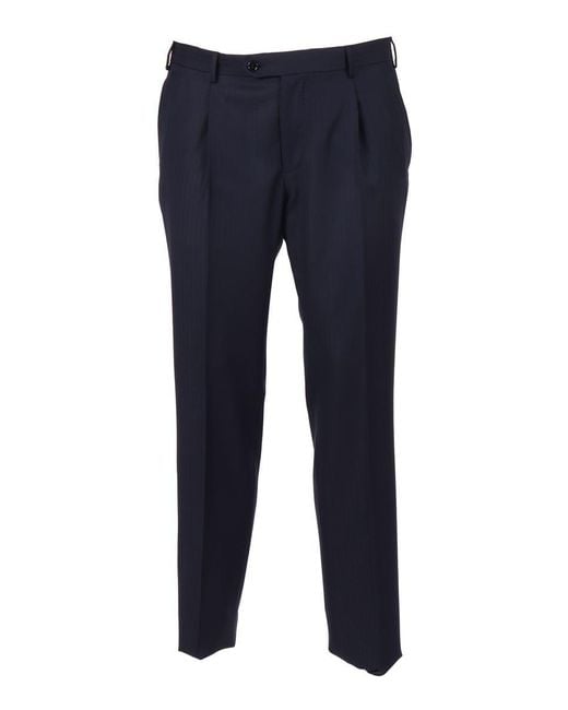 Luigi Bianchi Blue Single-Breasted Suit for men