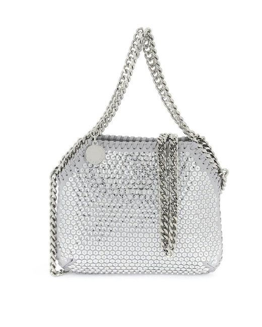 Stella McCartney Gray Falabella Bag With Sequins