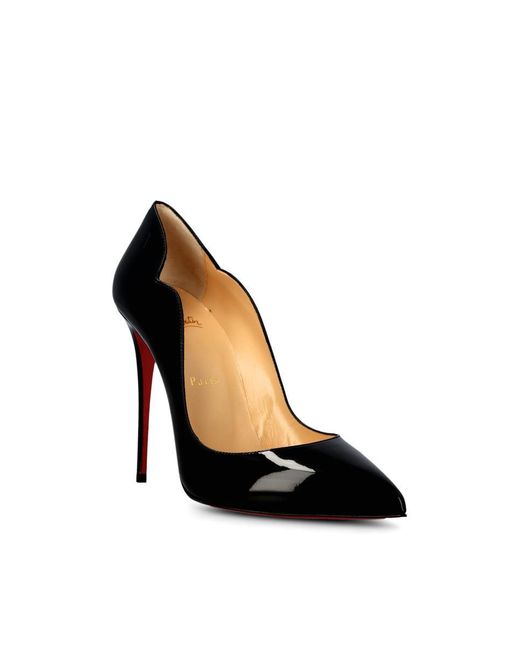Christian Louboutin Black Hot Chick 100 Psychic Patent-leather Courts