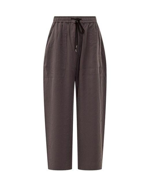 Studio Nicholson Brown Drawstring Pants