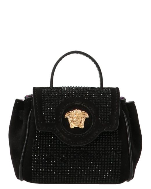 Versace Black Micro 'La Medusa' Handbag