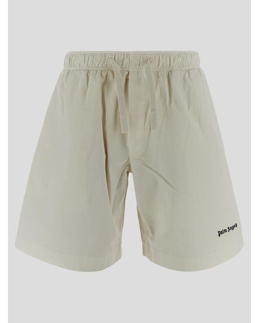 Palm Angels Natural Shorts for men