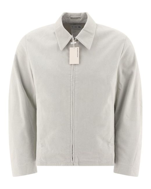 Post Archive Faction PAF White "5.1 Right" Overshirt Jacket for men