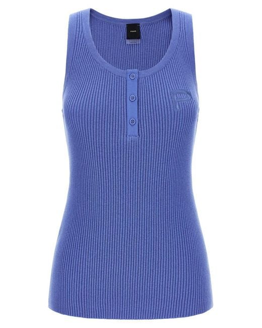 Pinko Blue 'Sisma' Tank Top