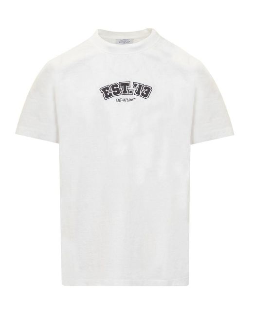 Off-White c/o Virgil Abloh White Logic T-shirt for men