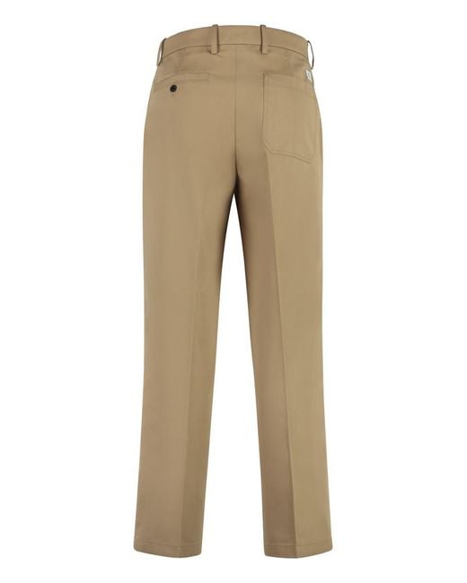 Department 5 Natural Kurt Cotton Trousers for men