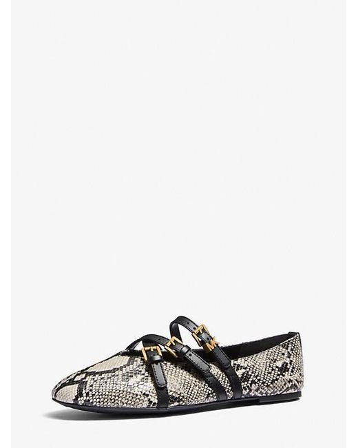 Michael Kors Natural Flat Shoes