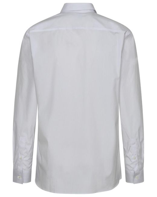 Burberry White Sherfield Shirt for men