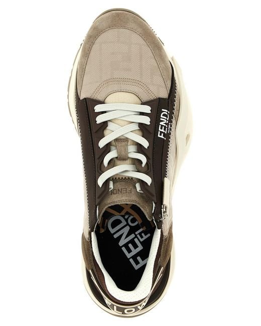 Fendi Multicolor ' Flow' Sneakers for men