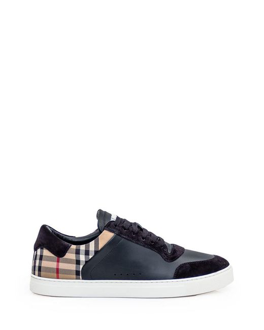 Burberry Blue Sneaker Check for men