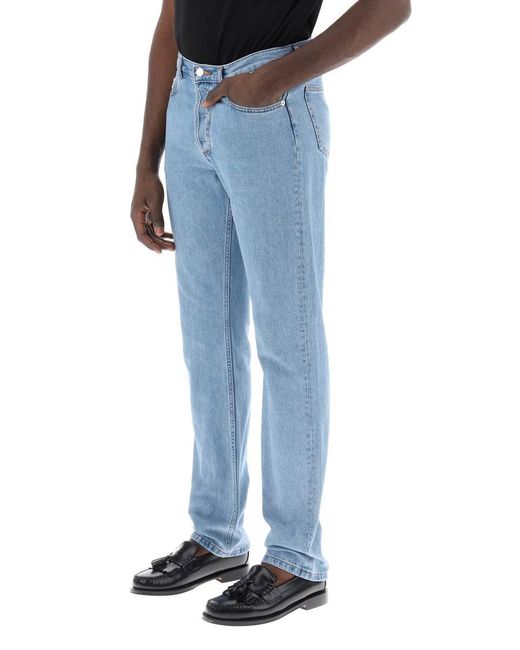 A.P.C. Blue Fit Jeans for men