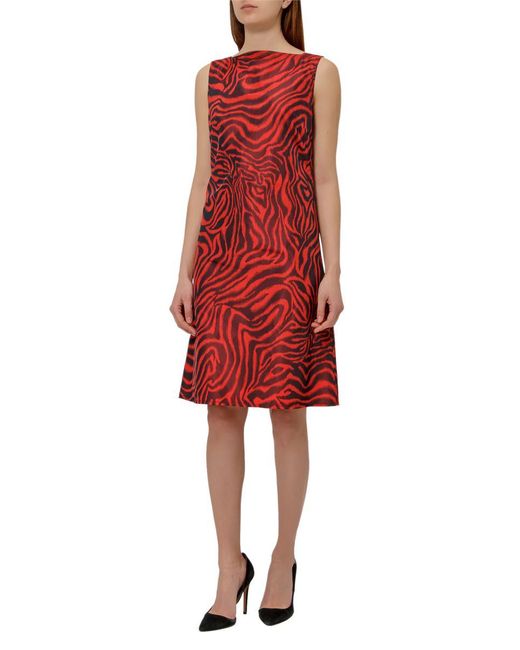 Calvin Klein Red Dress With Print
