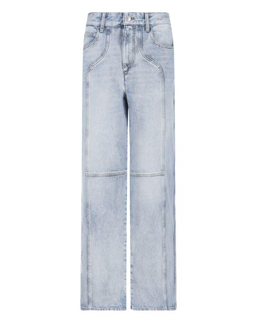Isabel Marant Blue Straight Jeans