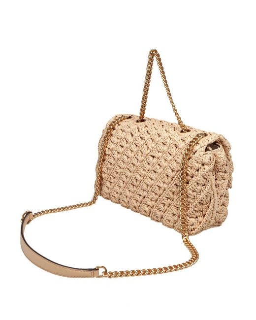 Tory Burch Natural Raffia Shoulder Bag