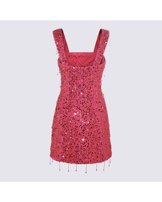 Jonathan Simkhai Red Raspberry Noemi Dress