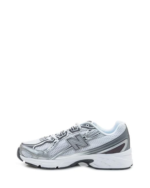 New Balance White 740 And Sneakers for men