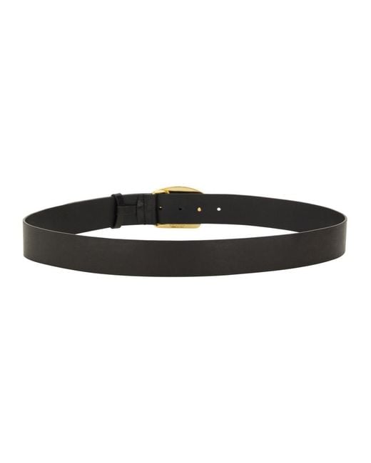 DSquared² Black Canadian Flag" License Plate Belt for men