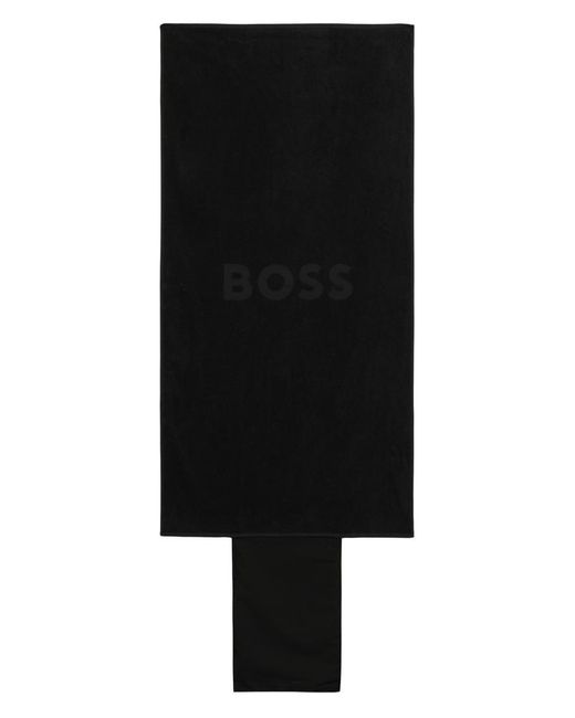 Boss Blue Swim Shorts And Terry Beach Towel Set for men