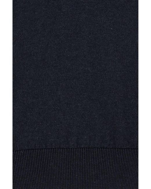 Tagliatore Blue Silk Polo Shirt for men