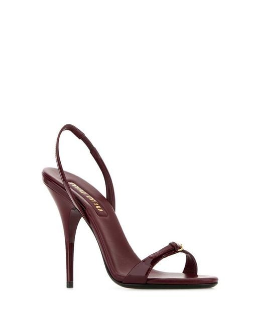 Miu Miu Brown Sandals