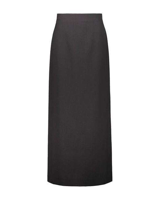Wardrobe NYC Black Column Skirt