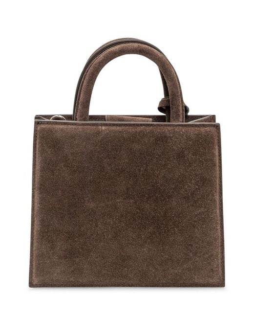Mc2 Saint Barth Brown Shop Bag Midi