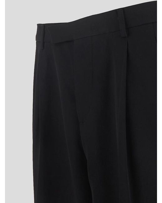 Versace Black Formal Trousers for men