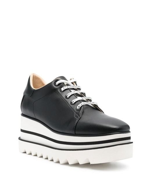 Stella McCartney Black Sneak-Elyse Platform Sneakers
