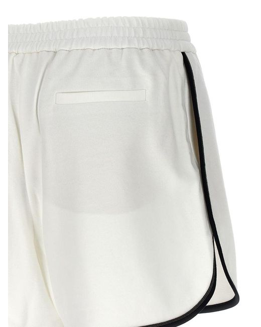 Brunello Cucinelli White Shorts