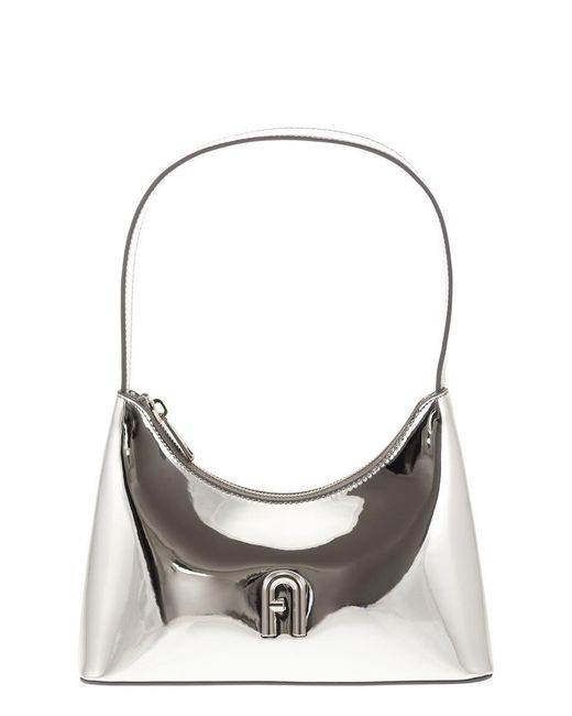Furla Gray Diamante - Mini Shoulder Bag