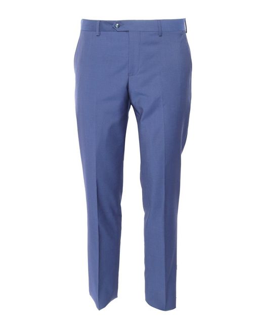 BRERAS Milano Blue Single-Breasted Suit for men