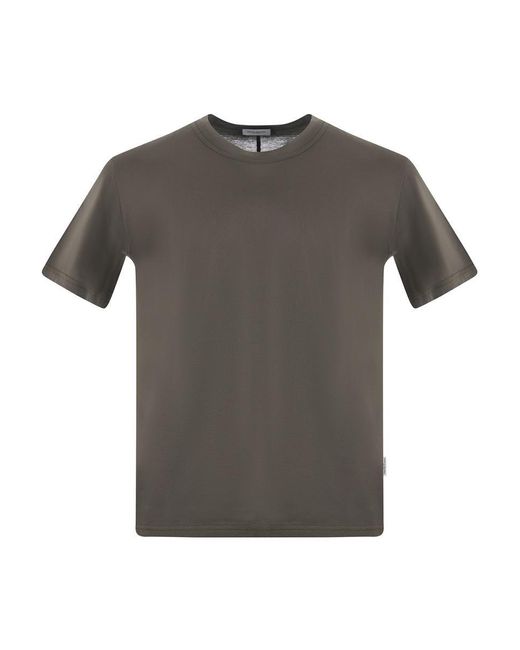 Paolo Pecora Gray T-Shirts And Polos for men