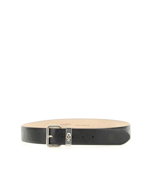 Alexander McQueen Leather Belts in Black for Men Lyst
